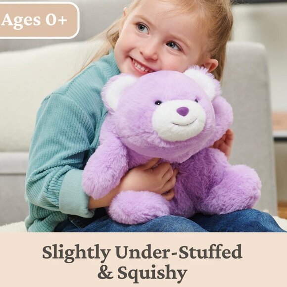 New! GUND Snuffles Lavender Bear Plush 10” Stuffed Animal Toy Purple NWT - Picture 8 of 8